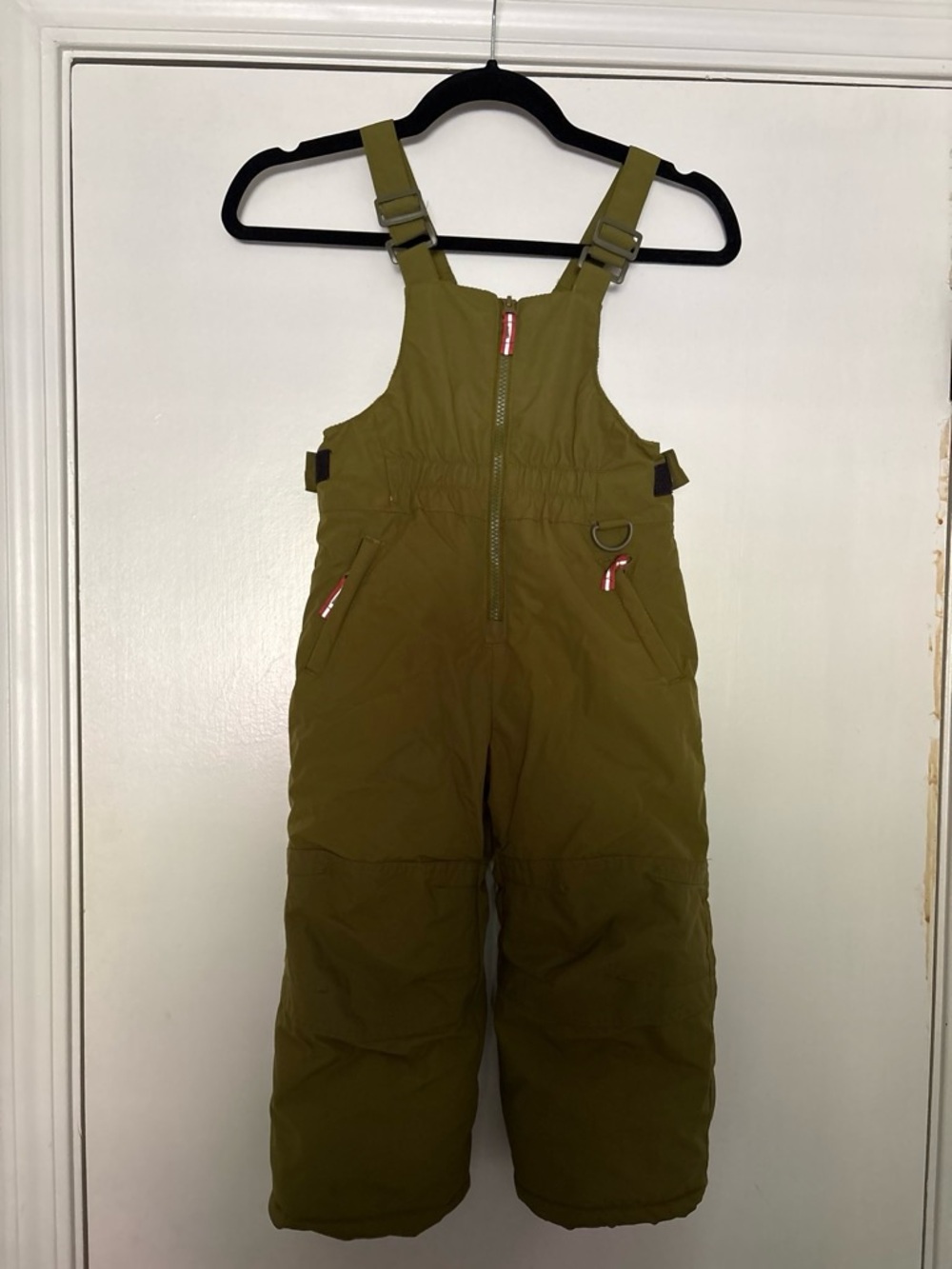 Amazon Essentials Olive Green Kids Snow Bib Overalls